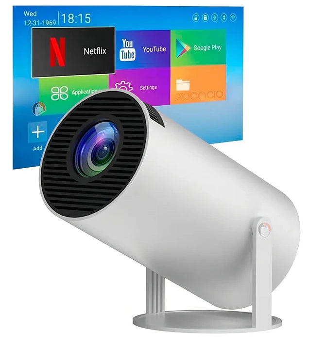PROYECTOR HY300 SMART ANDROID WIFI BLUETOOTH PORTÁTIL HD - Audio Descuentos