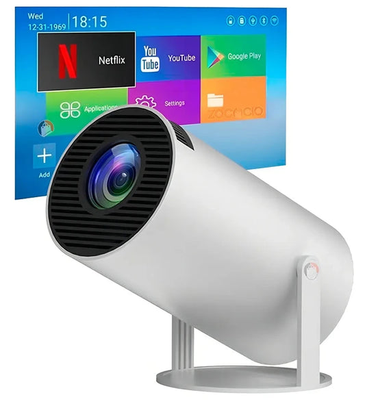 PROYECTOR HY300 SMART ANDROID WIFI BLUETOOTH PORTÁTIL HD - Audio Descuentos
