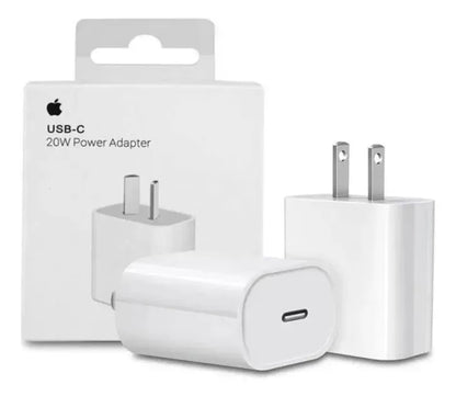 CUBO ADAPTADOR USB-C CARGADOR 20W FULL ORIGINAL 1.1