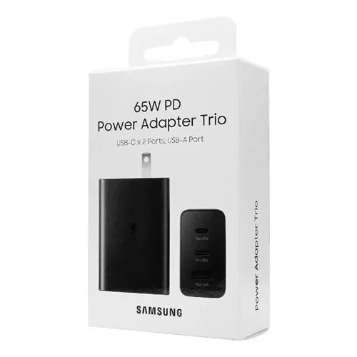 Cargador Turbo Samsung 65W Trio - Audio Descuentos