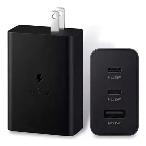 Cargador Turbo Samsung 65W Trio - Audio Descuentos