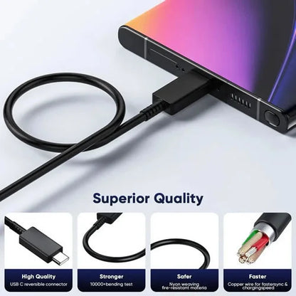 Cable Carga 5 Amp USB C X C Ultra Rápida 100w / 1mts - Audio Descuentos